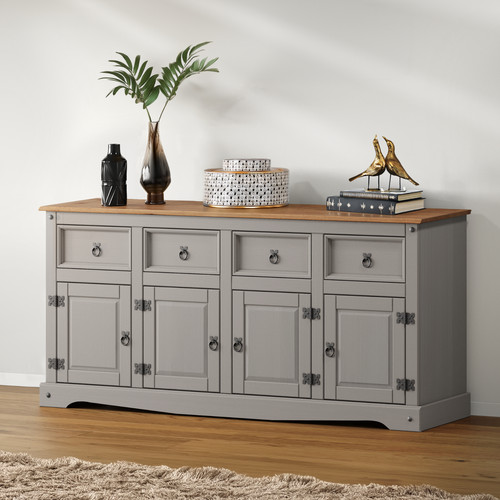 Corona sideboard grey - grey, door