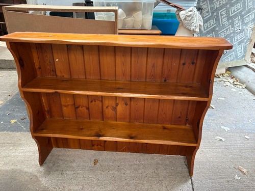 Pine bookcase dresser top - pine,