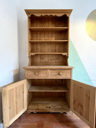 Freestanding pine dresser - pine,
