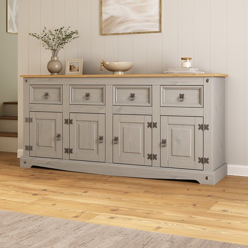 Corona grey sideboard door - grey, 4