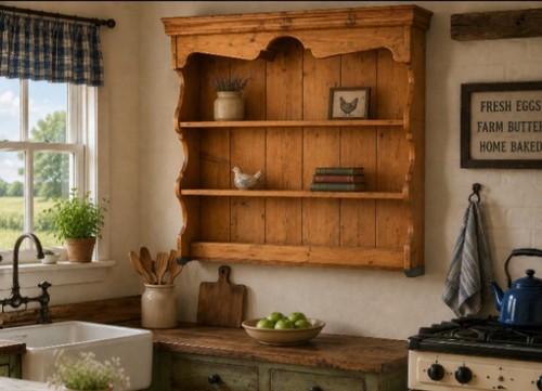 Antique country pine welsh - antique,