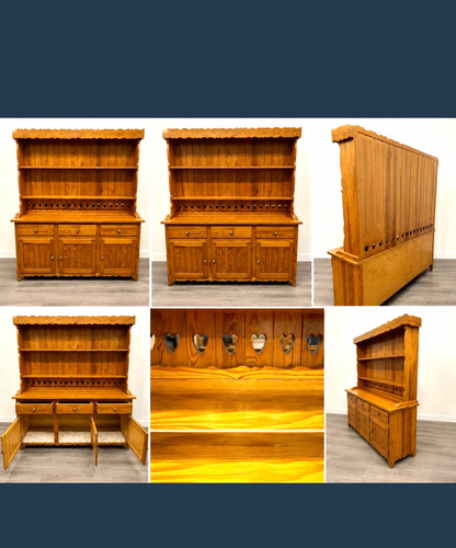 Large solid pine welsh dresser - large,