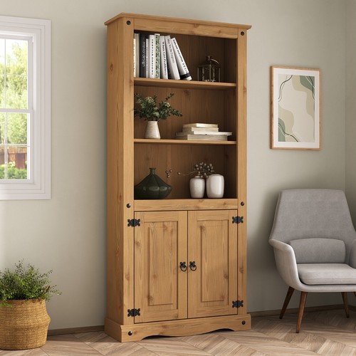 Corona bookcase door display - corona,