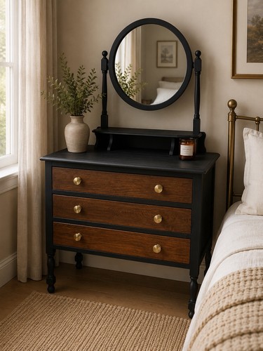Black walnut antique - black, pine