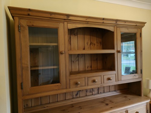 Antique style pine dresser - style,