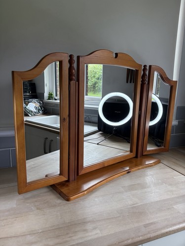 Vintage pine triple vanity - triple,