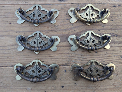 Solid brass antique style drop - antique-style,