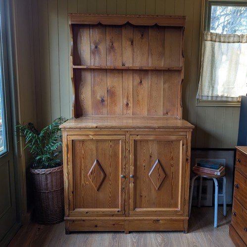 Vintage pine kitchen - kitchen, dresser