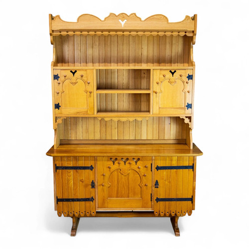 Large pine continental dresser - continental,